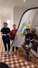 La Team Vauban : Baptiste, Elouen et Sayeed en compagnie de SEB leur chariot (…)